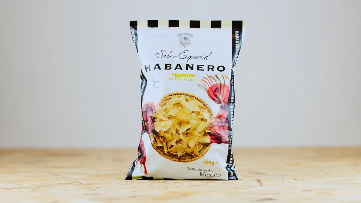Nachos (kukuričné chipsy) - príchuť Habanero