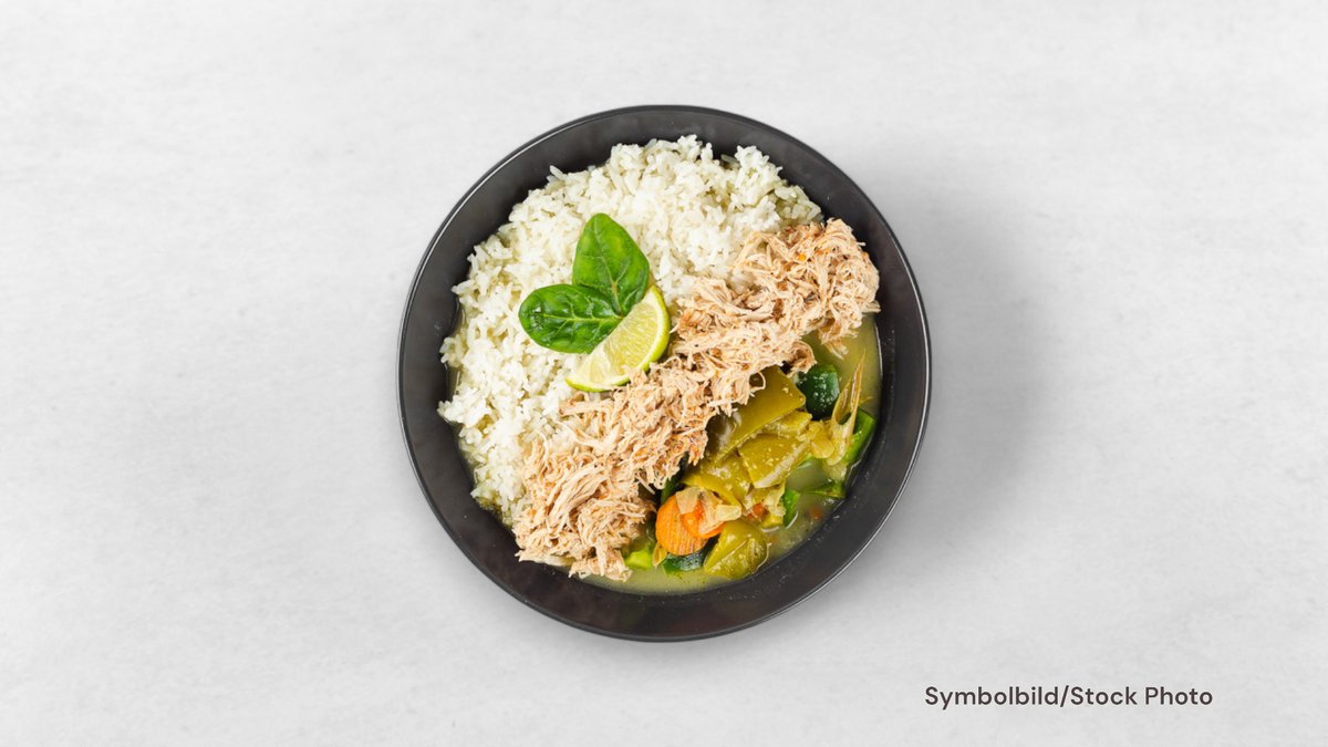 Red Chicken Curry with Greens