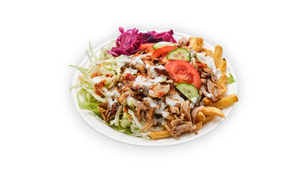 291. Gyros tál + öntet