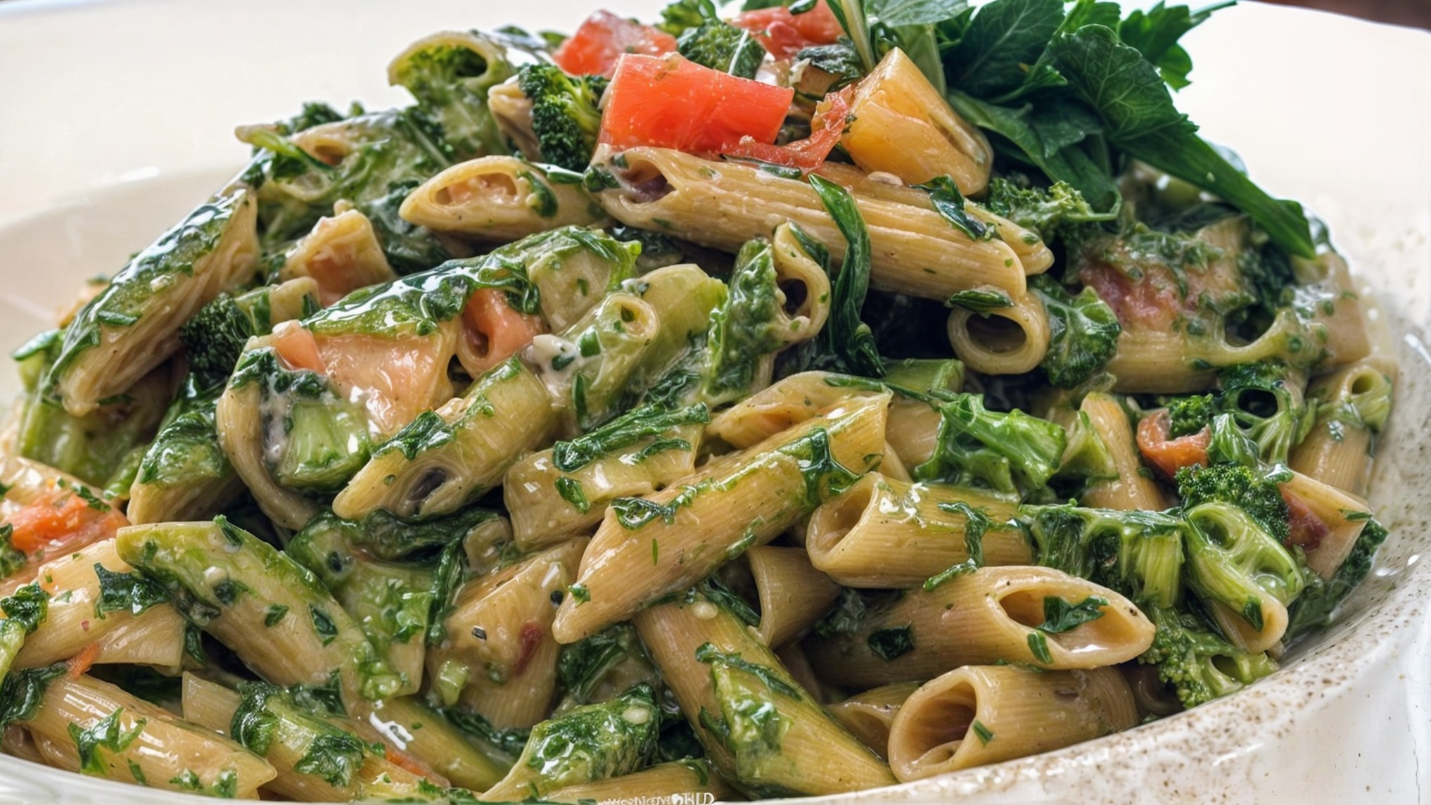 Penne Pollo E Pesto