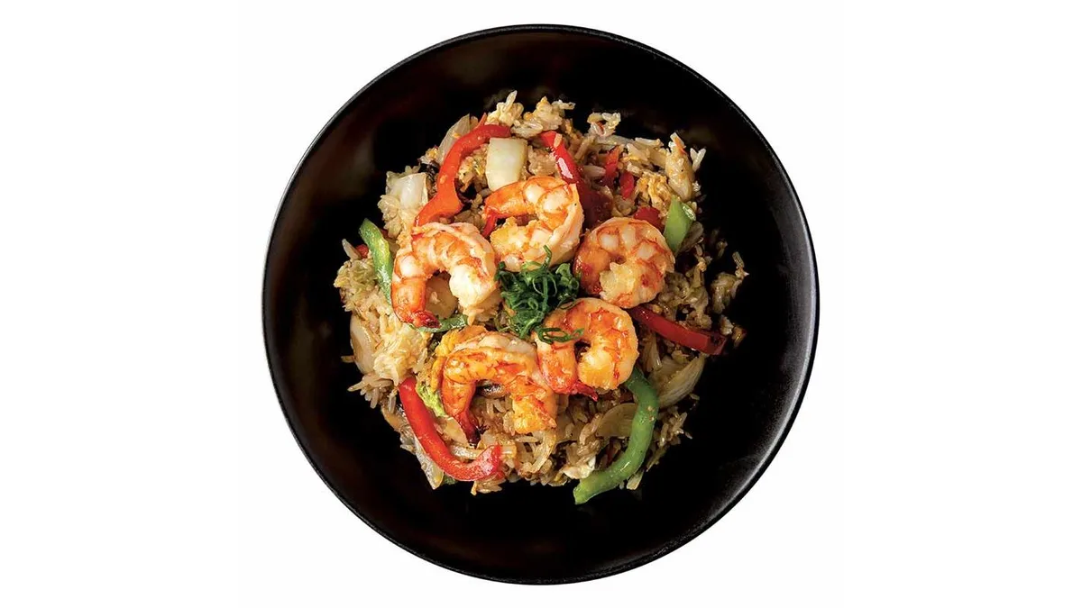 Japanese Wok with Shrimps