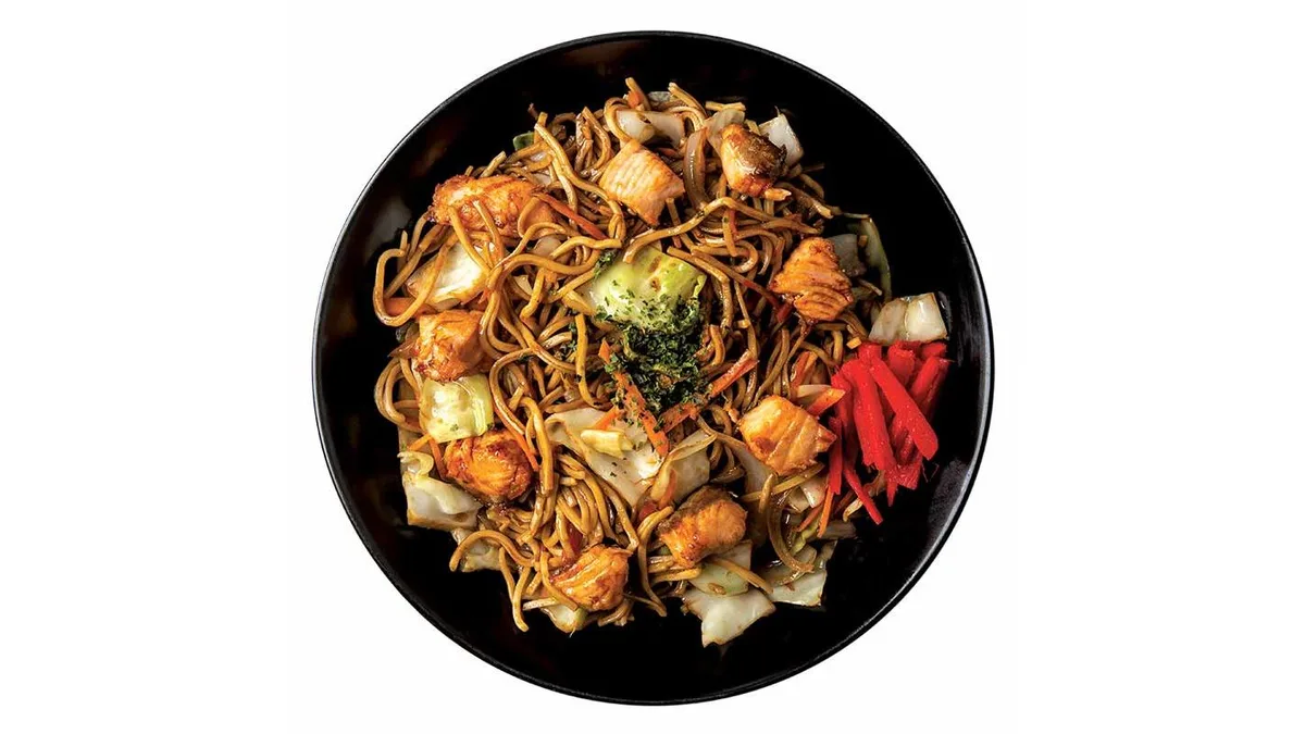Yakisoba salmon
