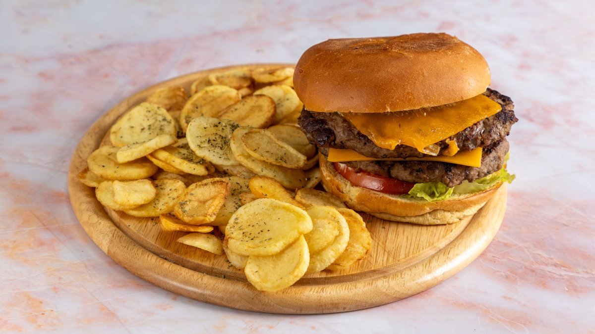 South Africa double grilled Black Angus Burger