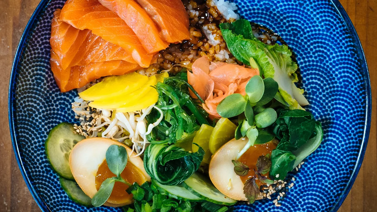 Donburi lõhega