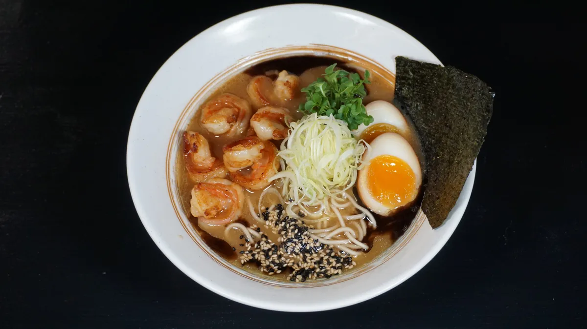 Miso ramen krevettitega