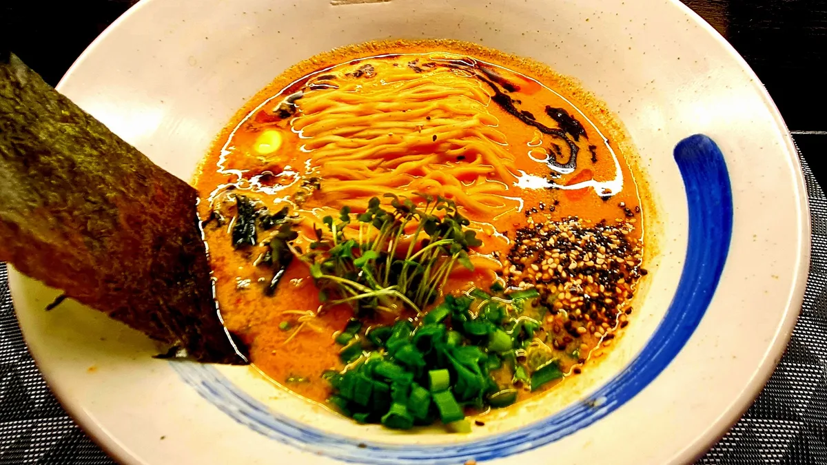 Vegan vürtsikas  miso ramen  base