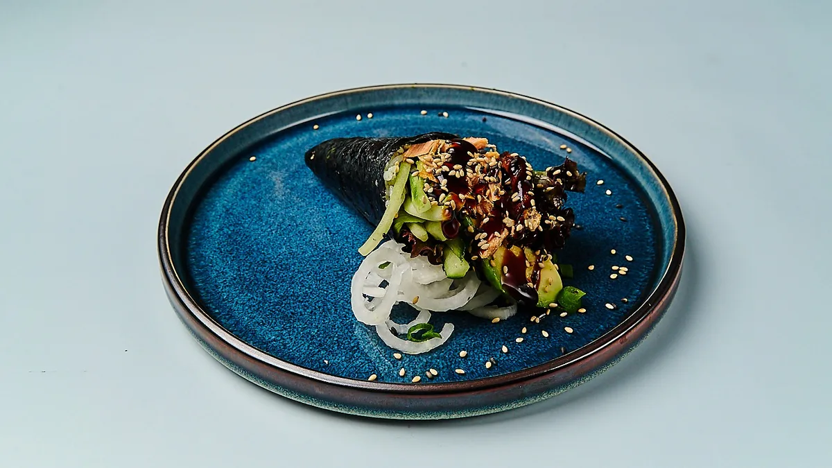 B36. Grilled Lachs Temaki