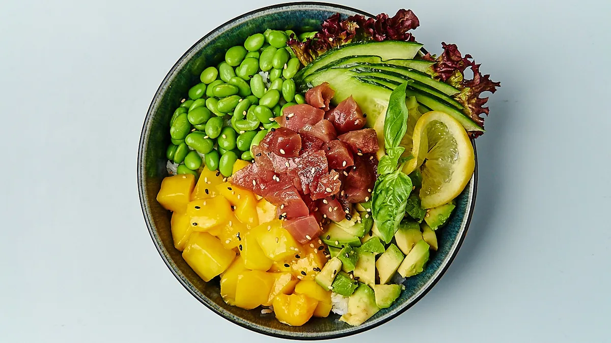 Thunfisch Mango Bowl