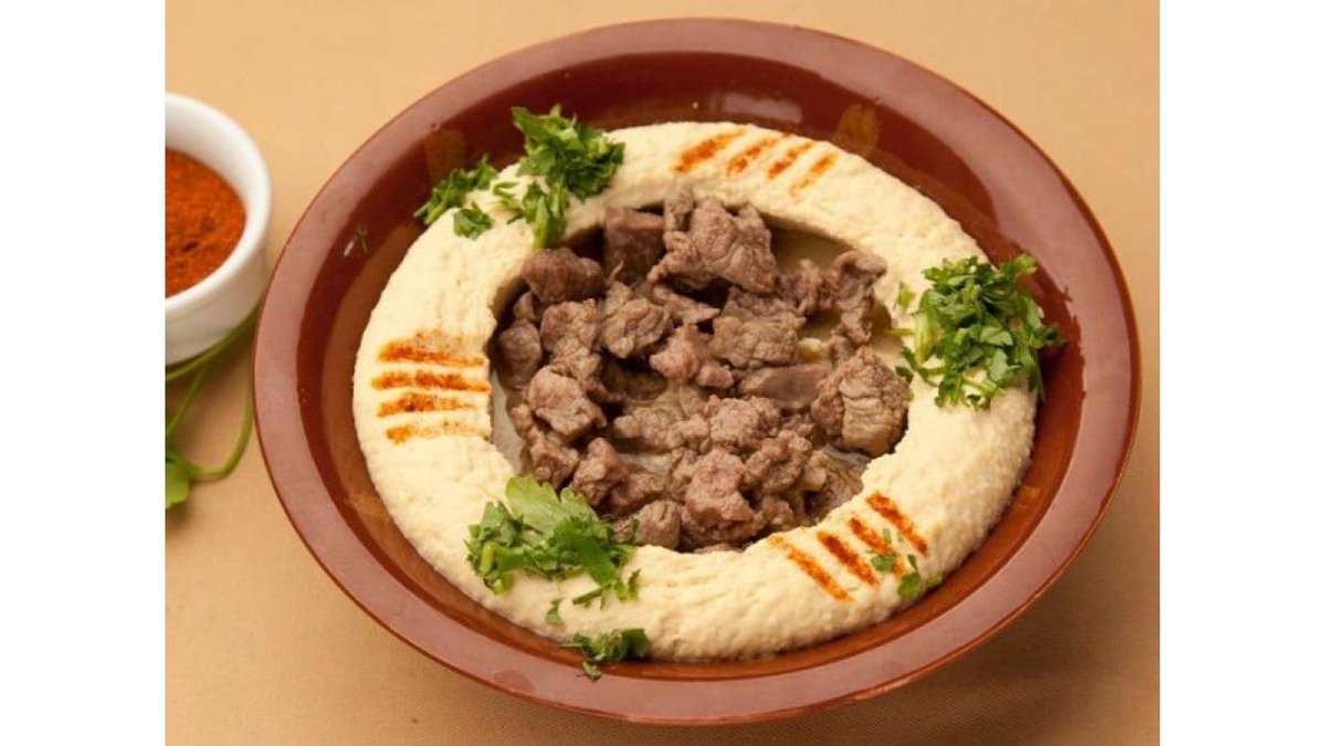 Hommous cu carne