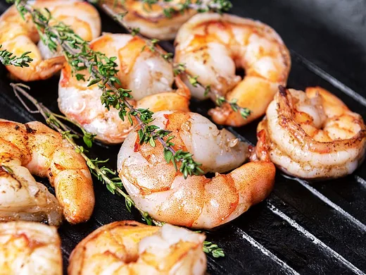 KREVETY GRILL