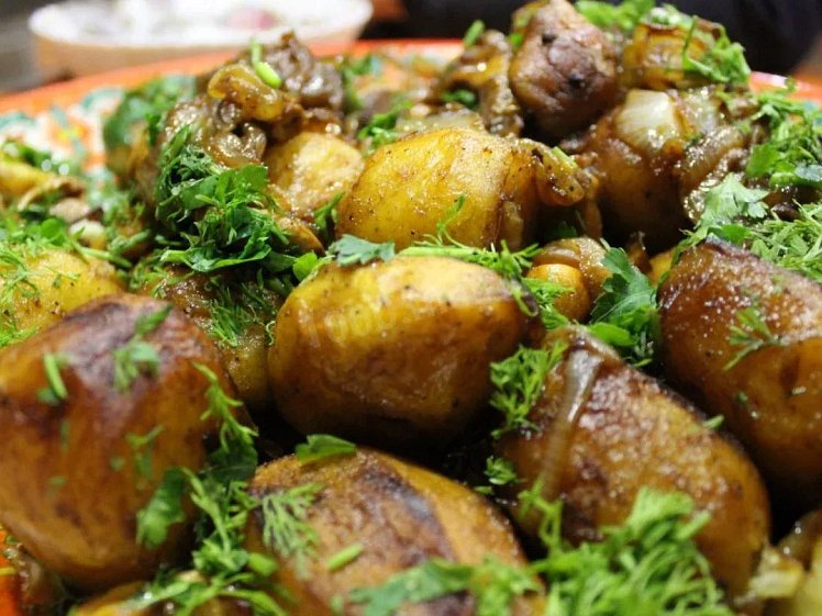 ZAPEČENÉ ŽAMPIONY A BRAMBORY