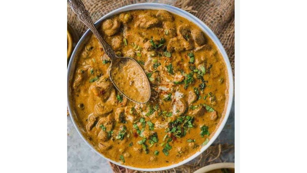 Corn mushroom masala