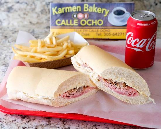 Sandwich Cubano (Sale tostado a la plancha)