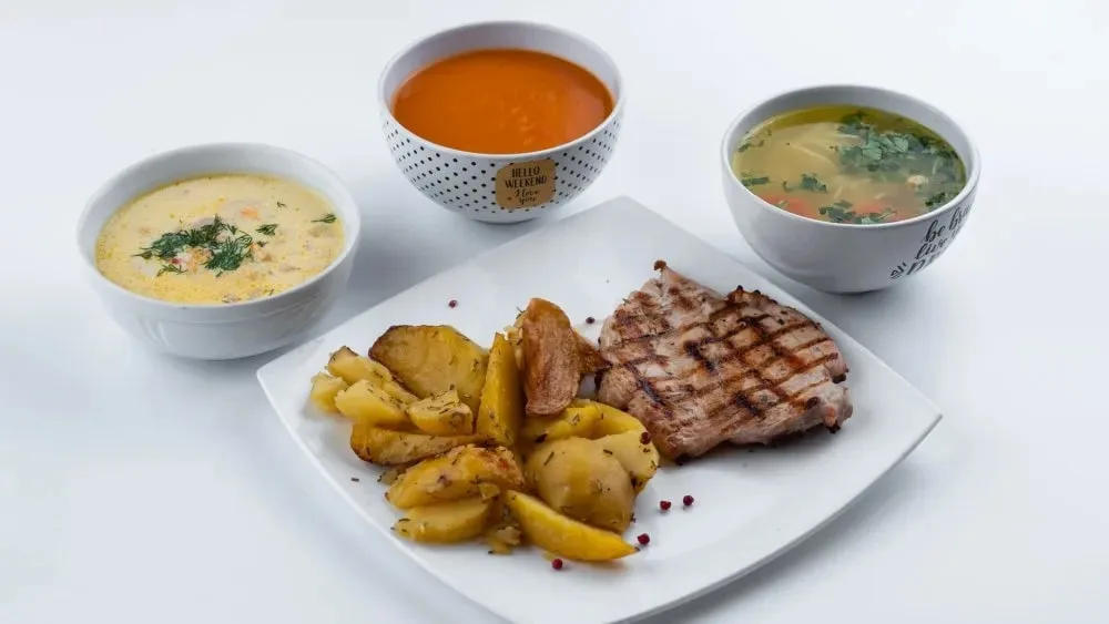 Soup menu  piept de pui