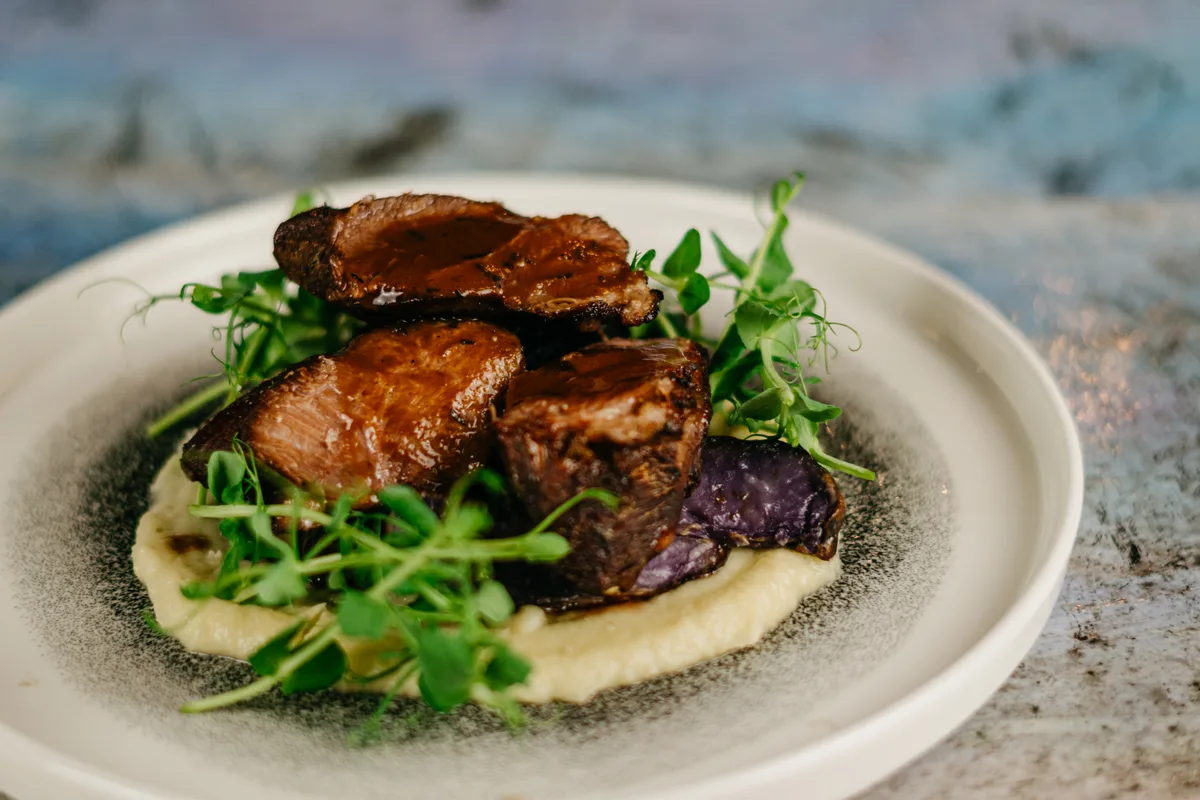 Tarja Steak Rotírozott Zöldségekkel