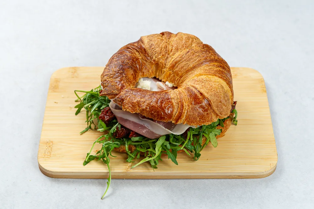 Coissant Prosciutto Cotto and Zielone Pesto