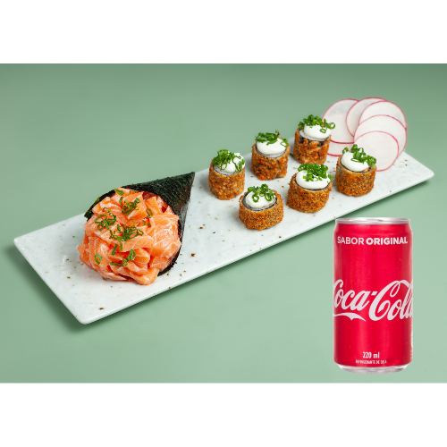 Combo Temaki + 1 Coca-cola (350Ml)