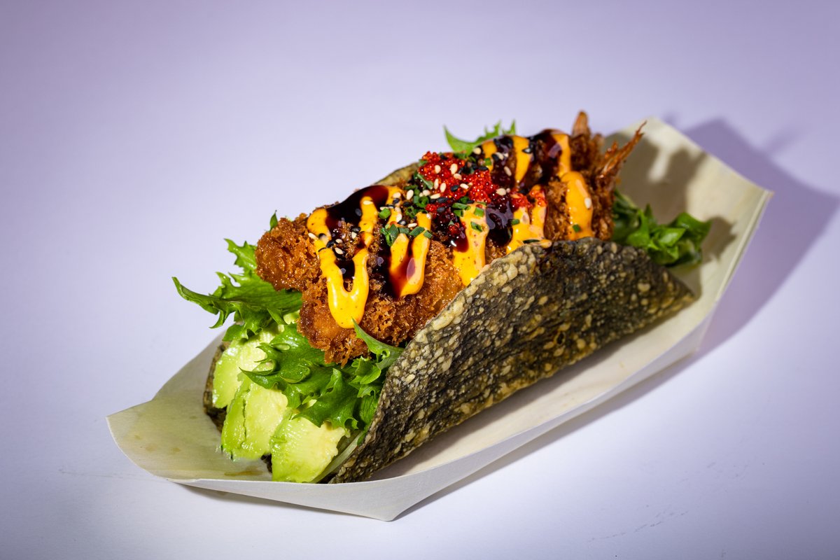 Crispy Ebi taco
