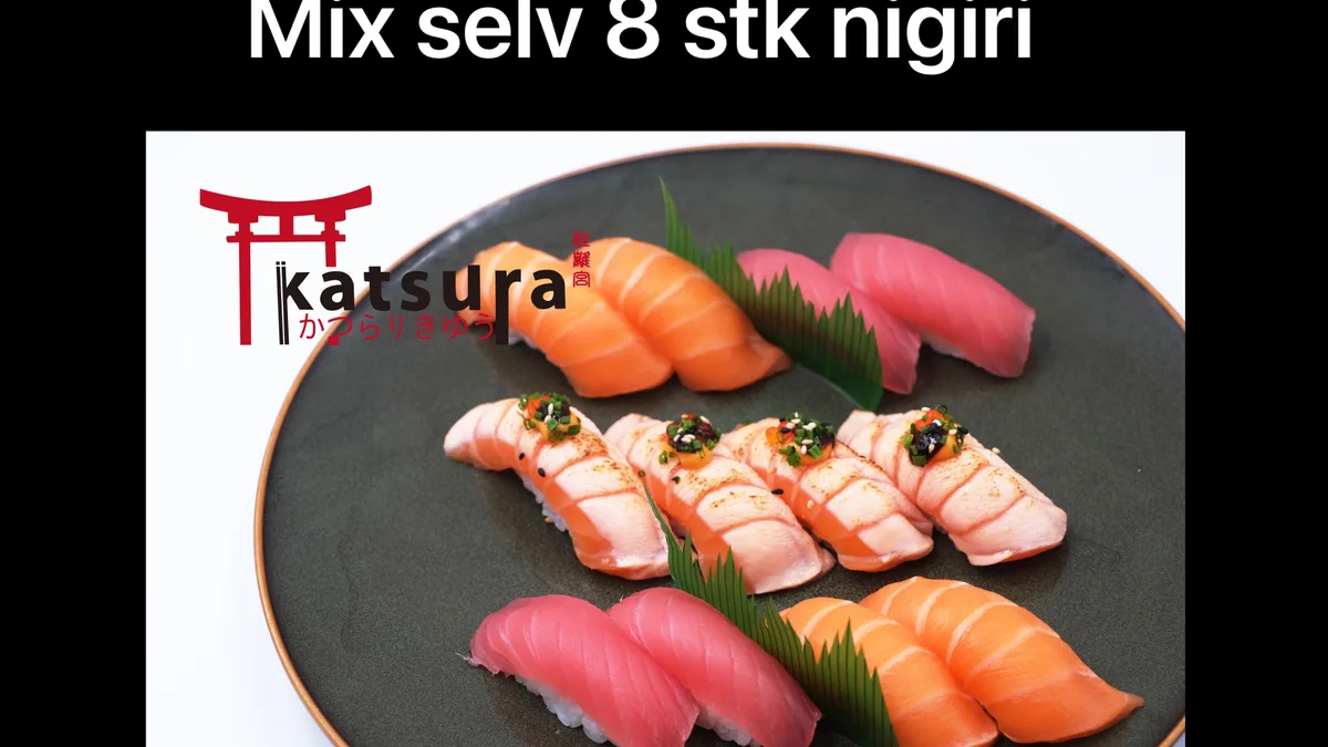 Mix selv nigiri (8 stk)