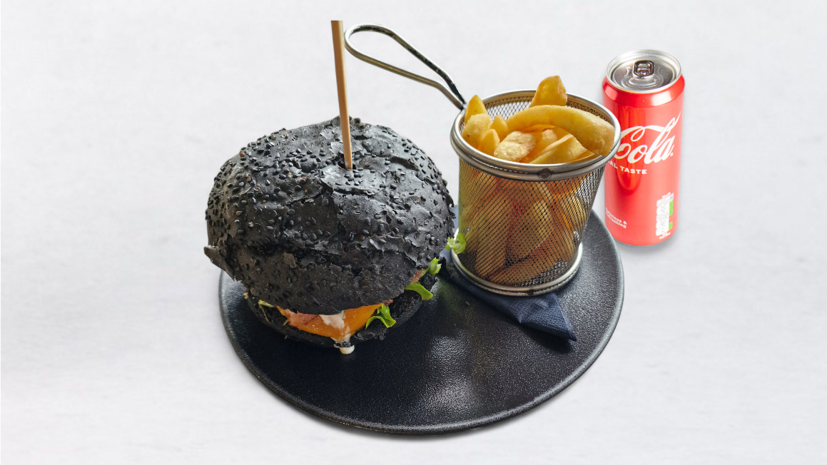 Jalapeno burger in pijača po izbiri