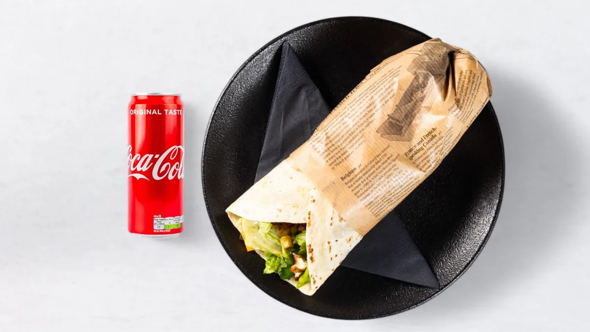 Wrap in pijača po izbiri