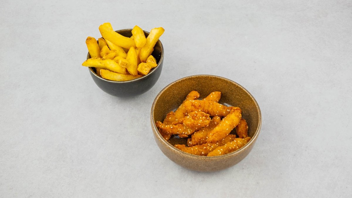 Chicken strips s prilogom