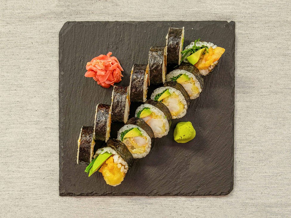 Futomaki kreveta v tempure