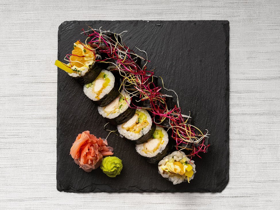 Futomaki kuracia tempura