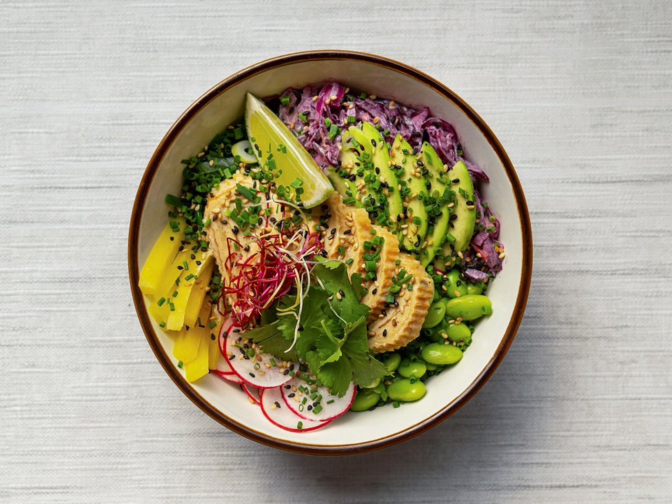 Poké veggie s tamagom Menu