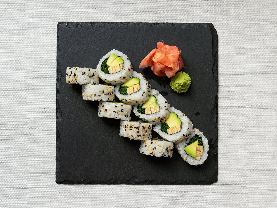 Uramaki sezam veggie