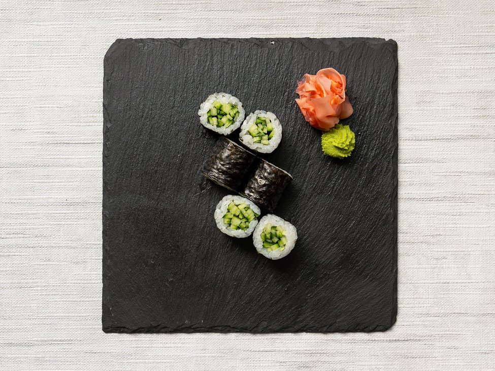 Veggie maki uhorka