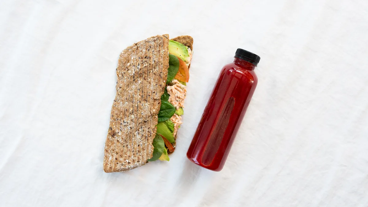 Salmon Sandwich Combo