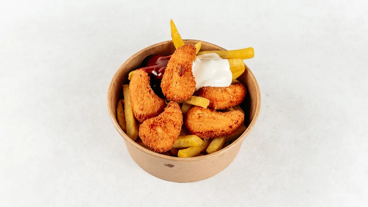 Chicken nuggets and fries
