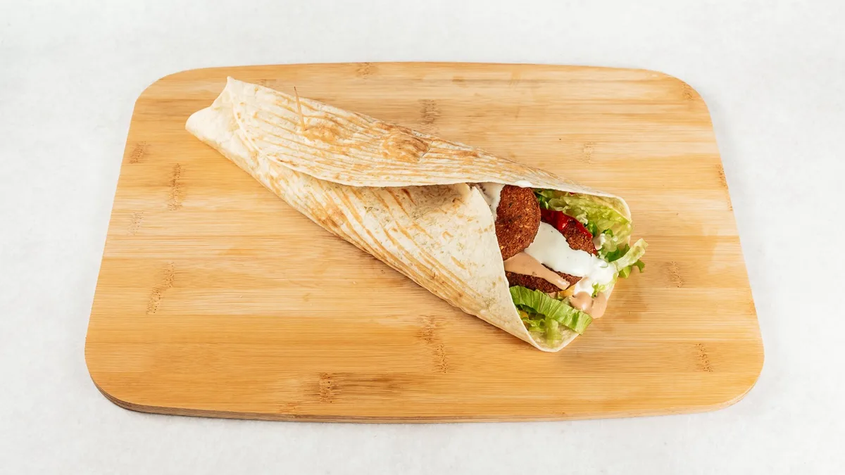 Falafel tortilla