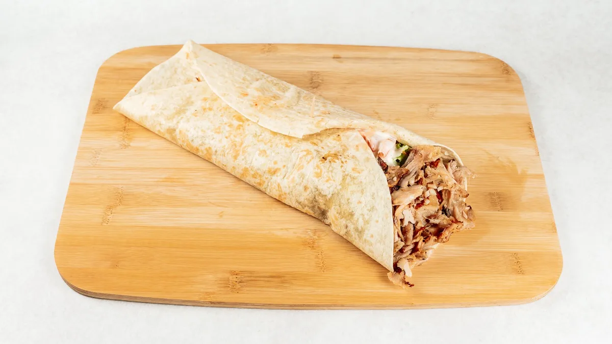 Pileća kebab tortilla