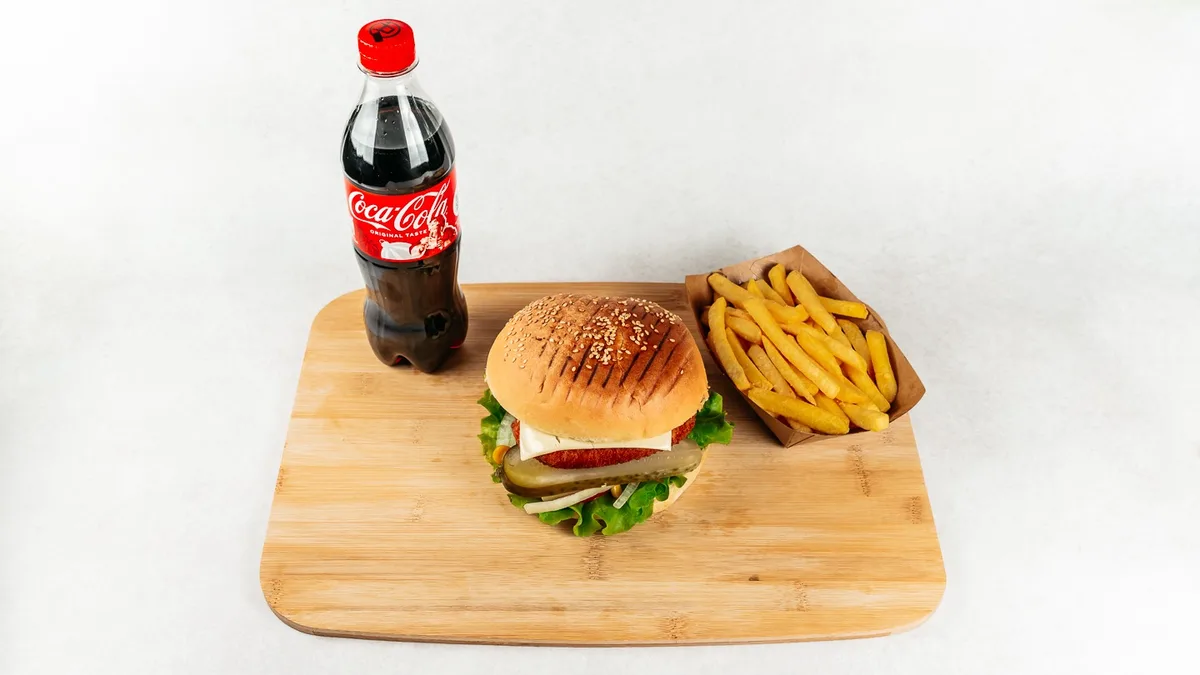 Pileći burger menu