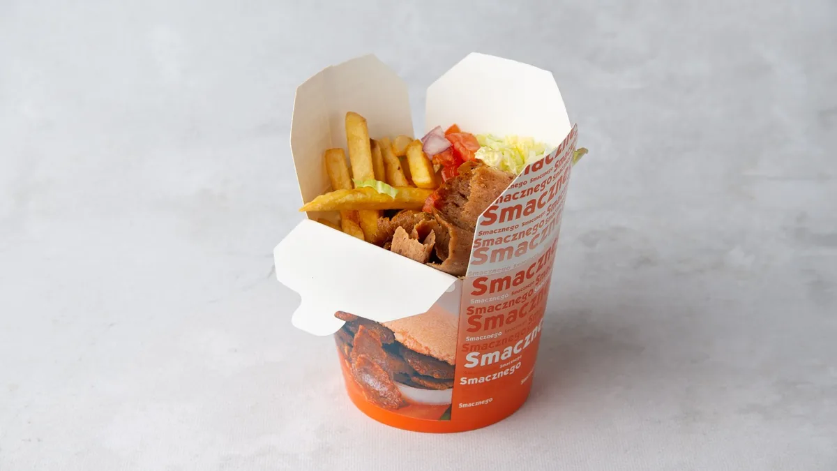 Kebab box z frytkami