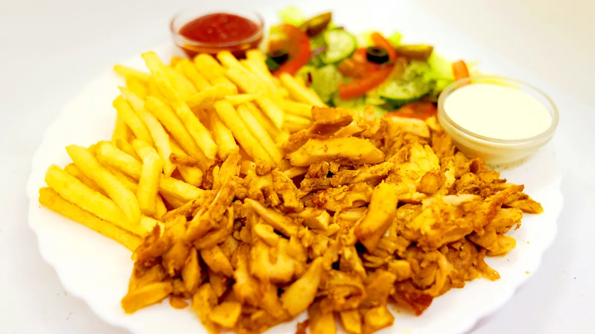 Kebab riisiga