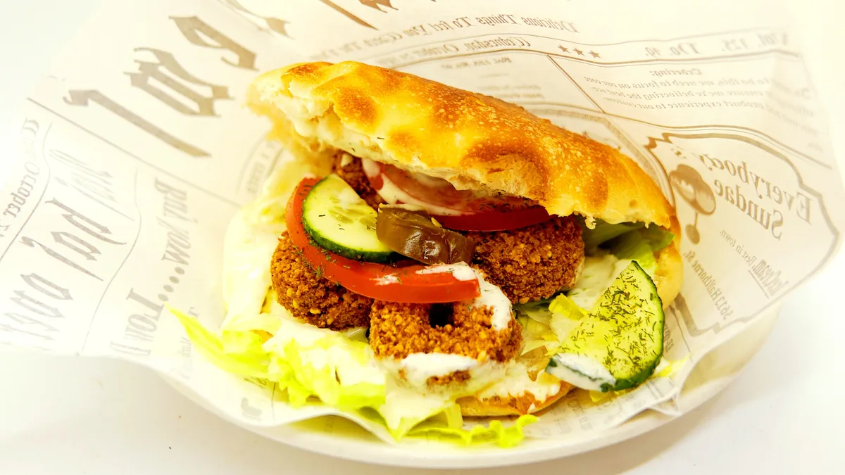 Pita falafel