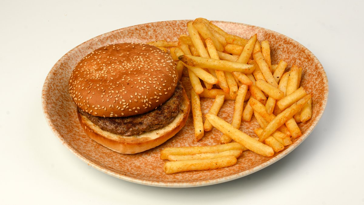 Hamburger and Chips
