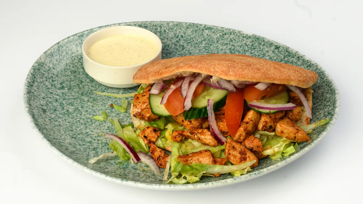 Kyllingkebab i Pita