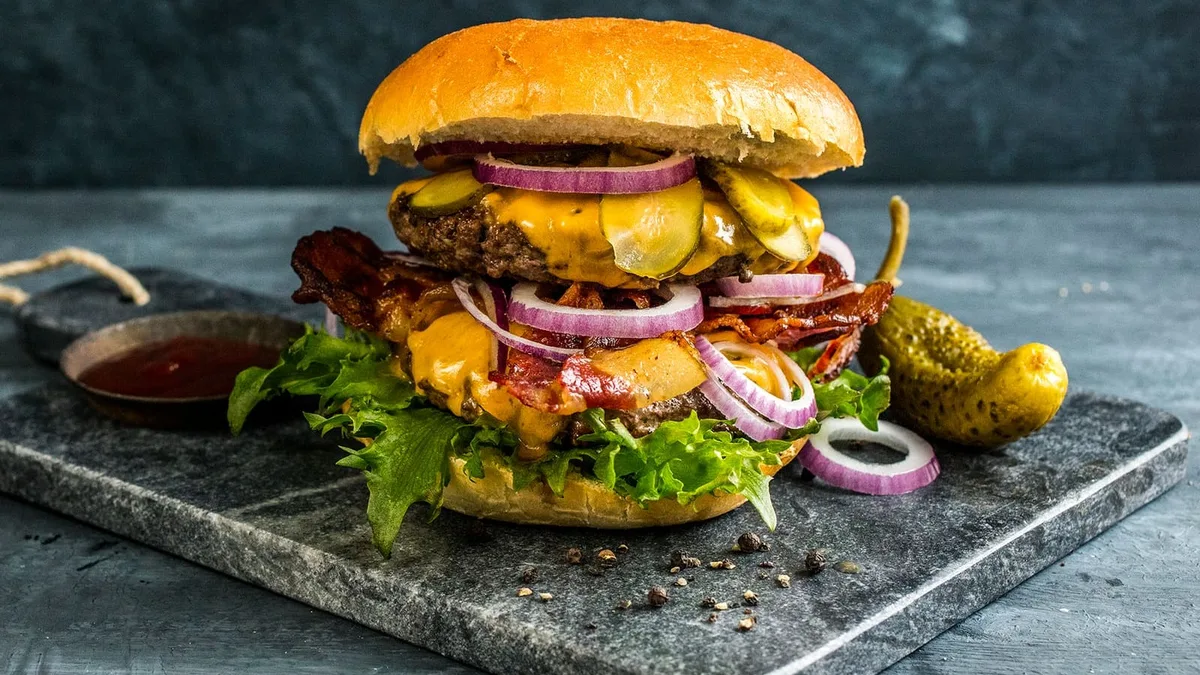 Viking Burger tallerken