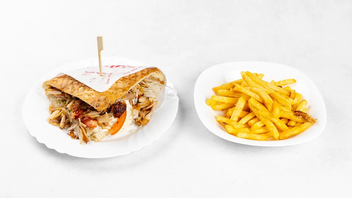 Doner kebab s krompirčkom