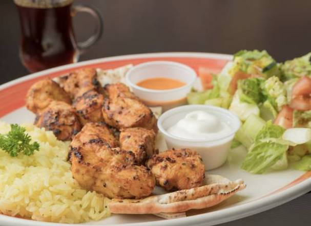 Grilled Chicken Shish Plate
