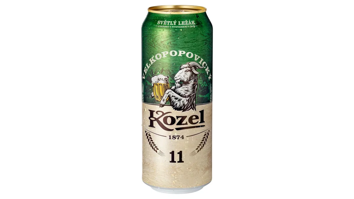Kozel světlý ležák 11° - 0,5 l