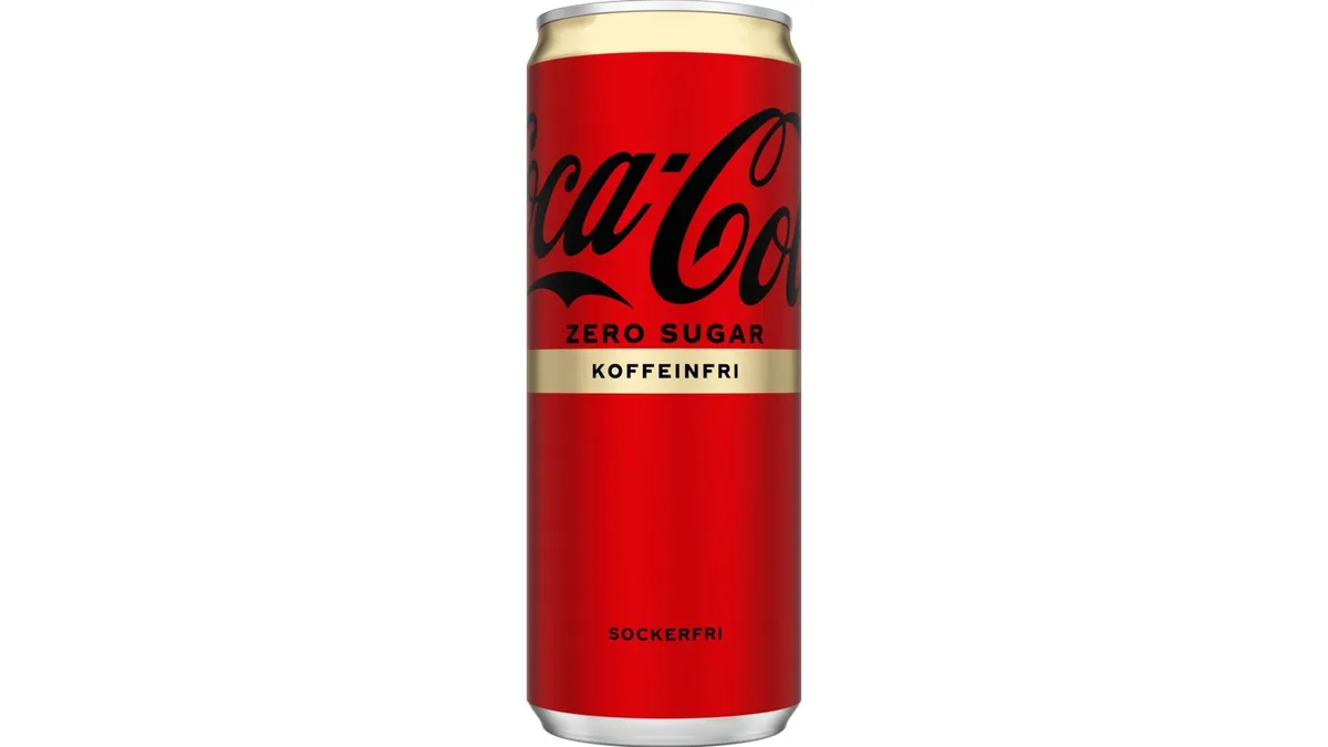 Coca-Cola Zero Koffeinfri 33 cl