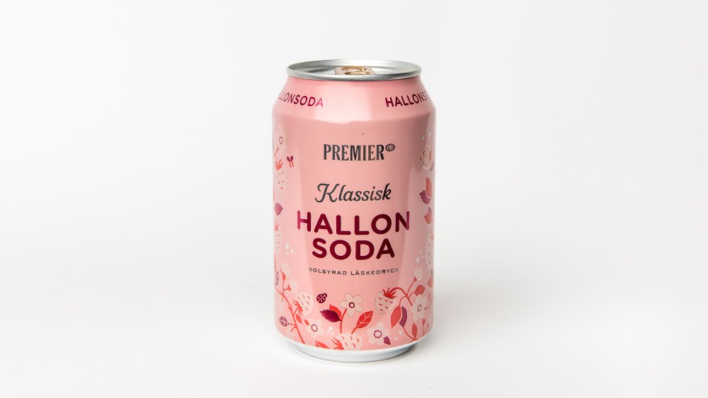 Hallonsoda 33 cl
