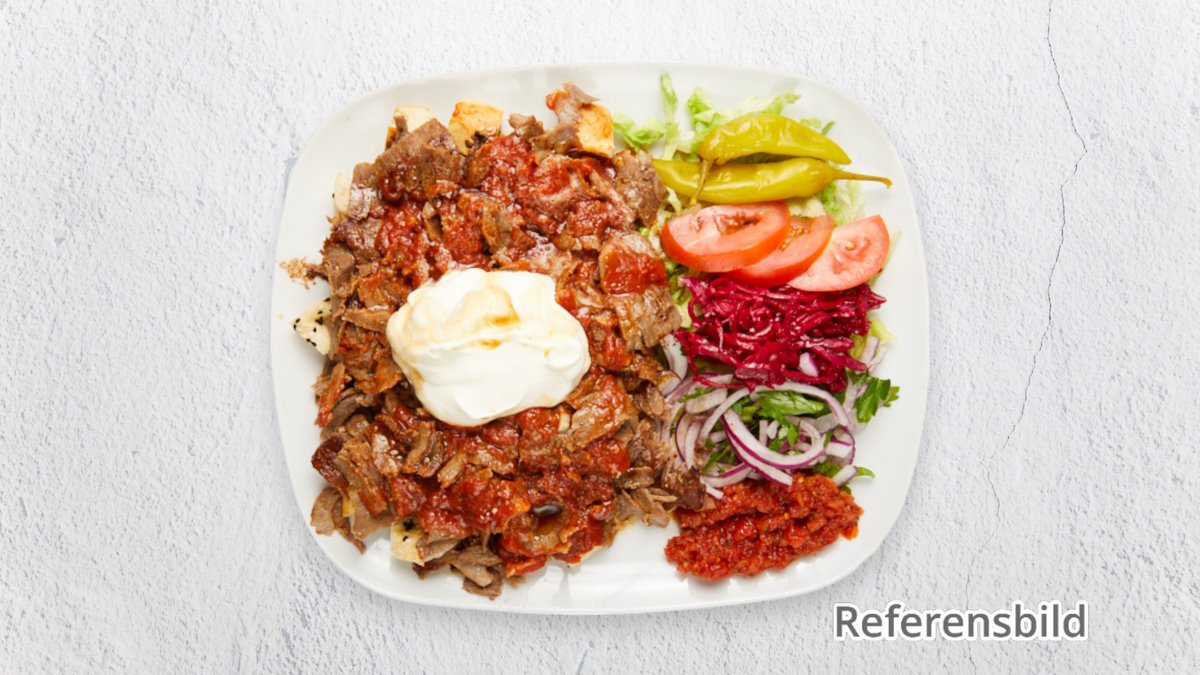 Kycklingkebab Iskender