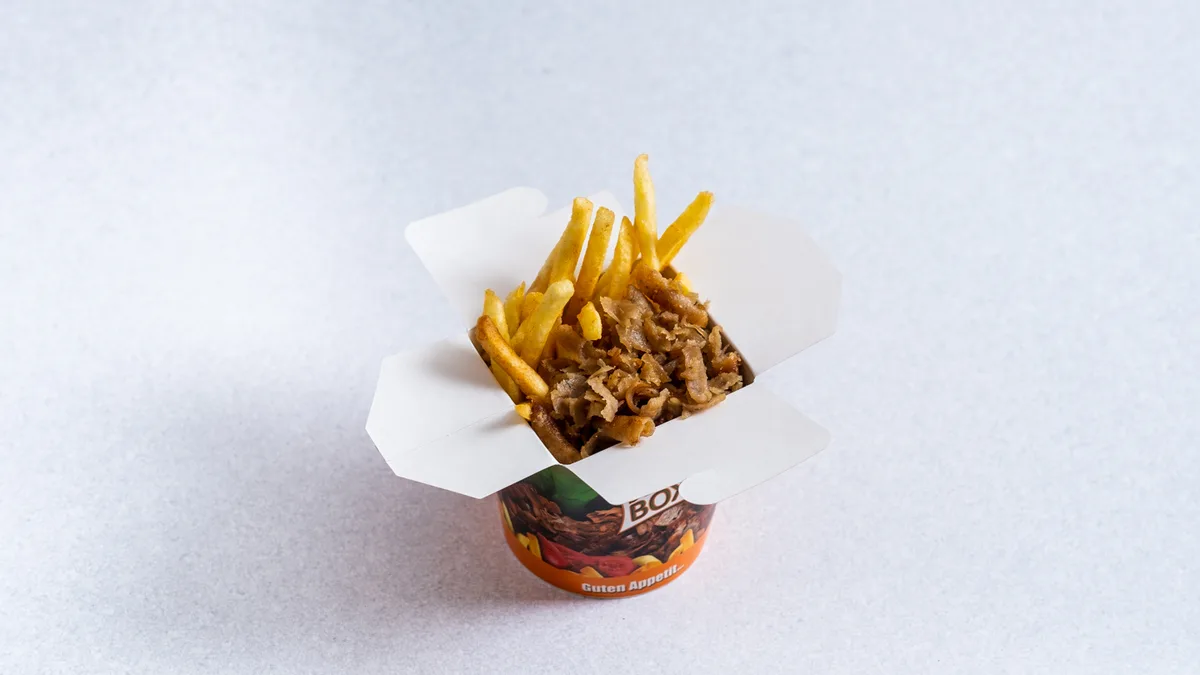 Kebab box s hranolky