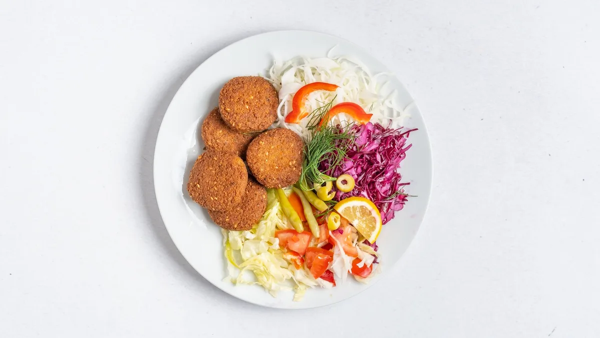 Falafel na talíř 🌱